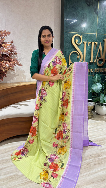 Handloom cotton saree