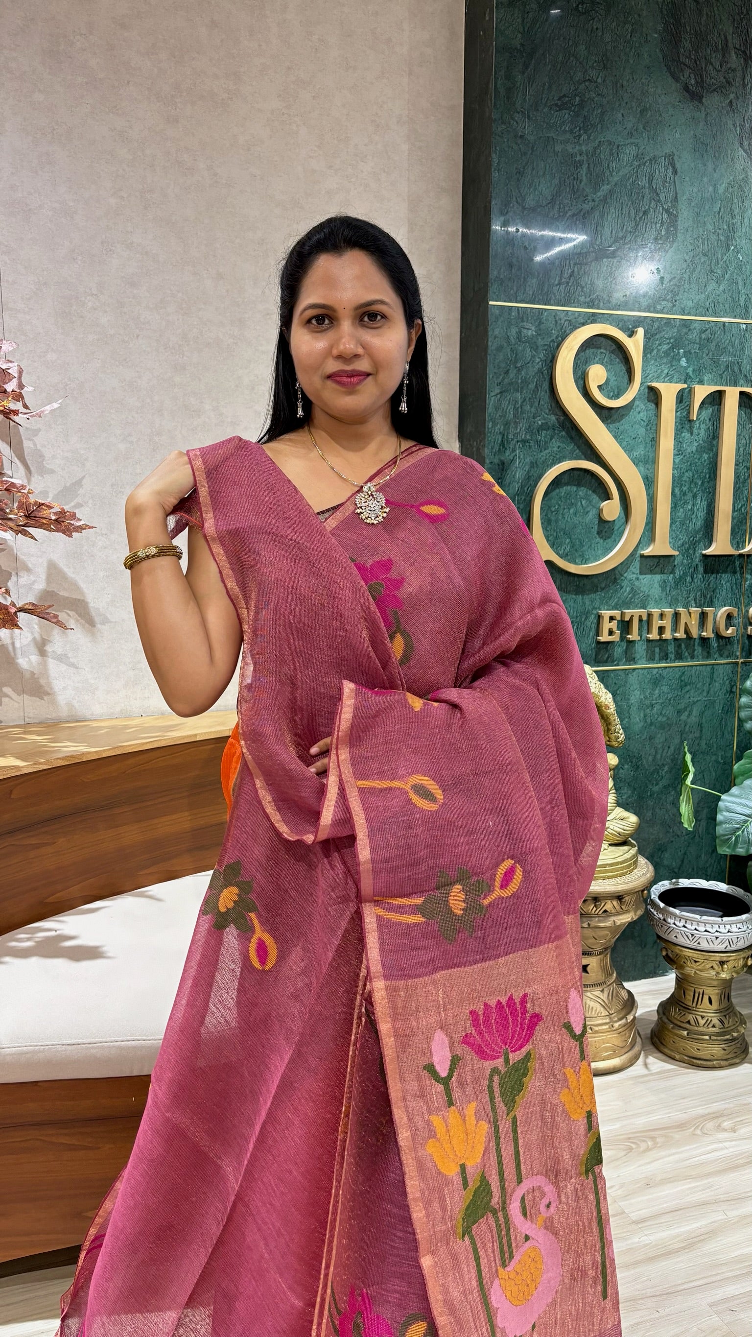 Tissue linen jhamdani