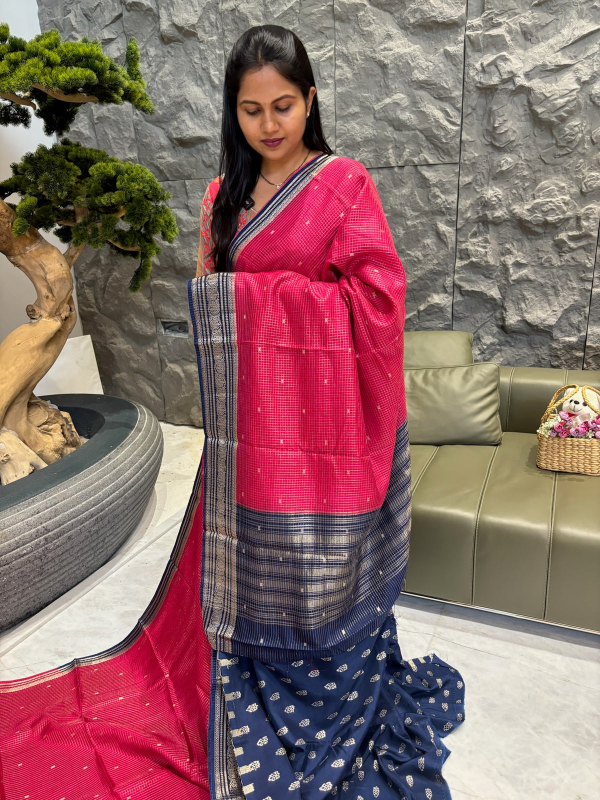 Mysore silk pink