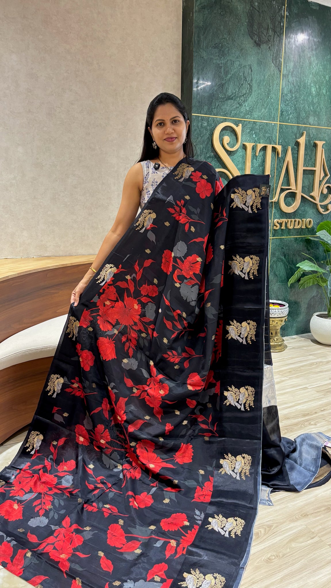 Viscose mashru black