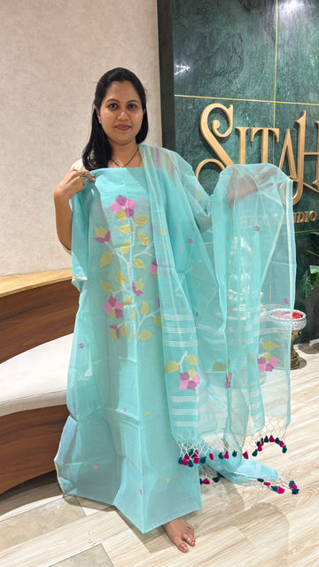 Jhamdani top duppata