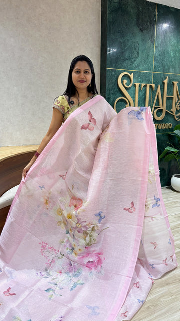 Pure linen pink