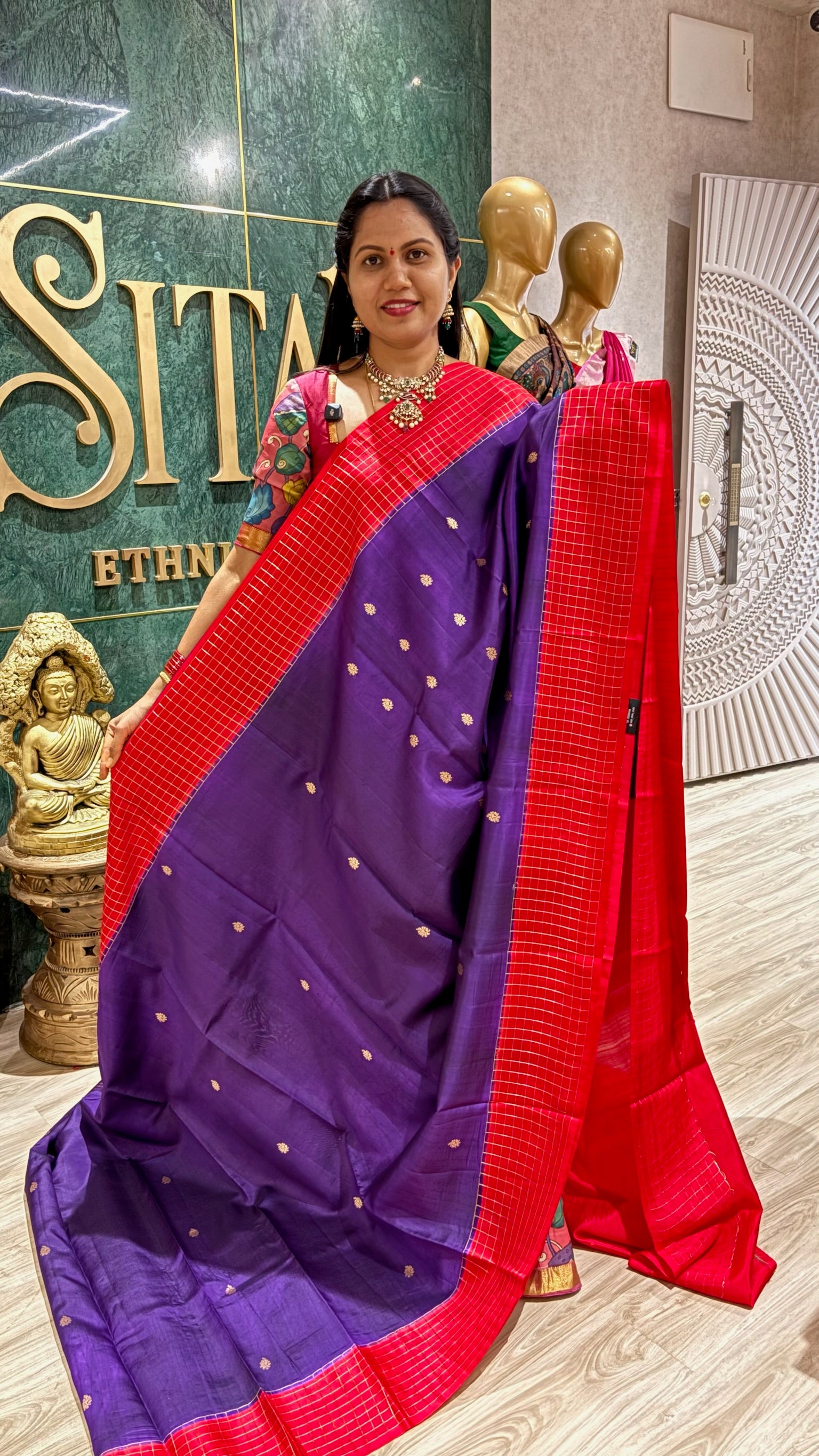 Pure handloom mango pattu