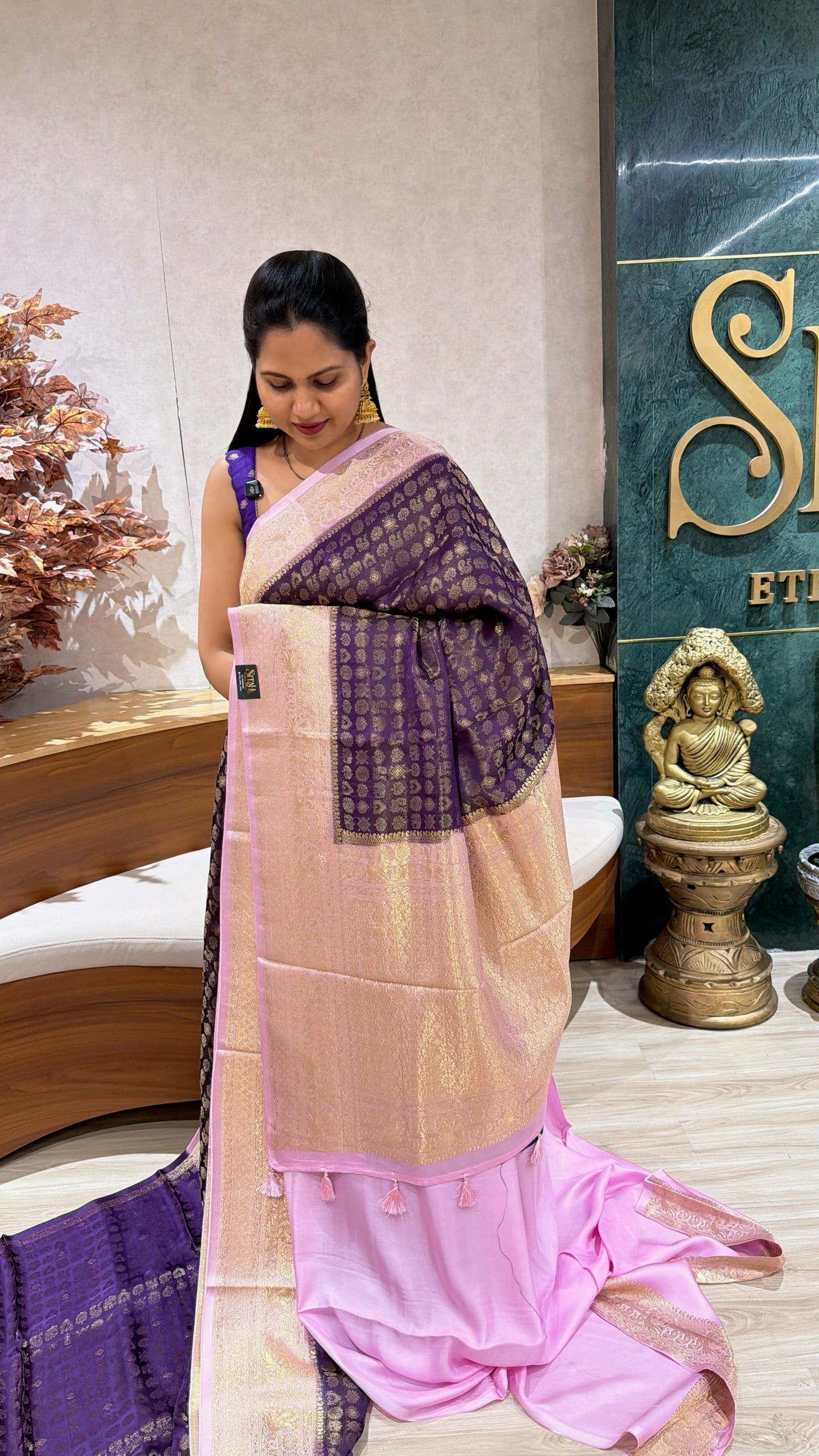 Kanchi crepe weaving