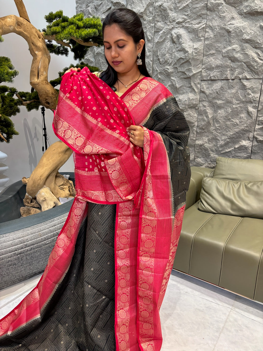 Russian silk saree