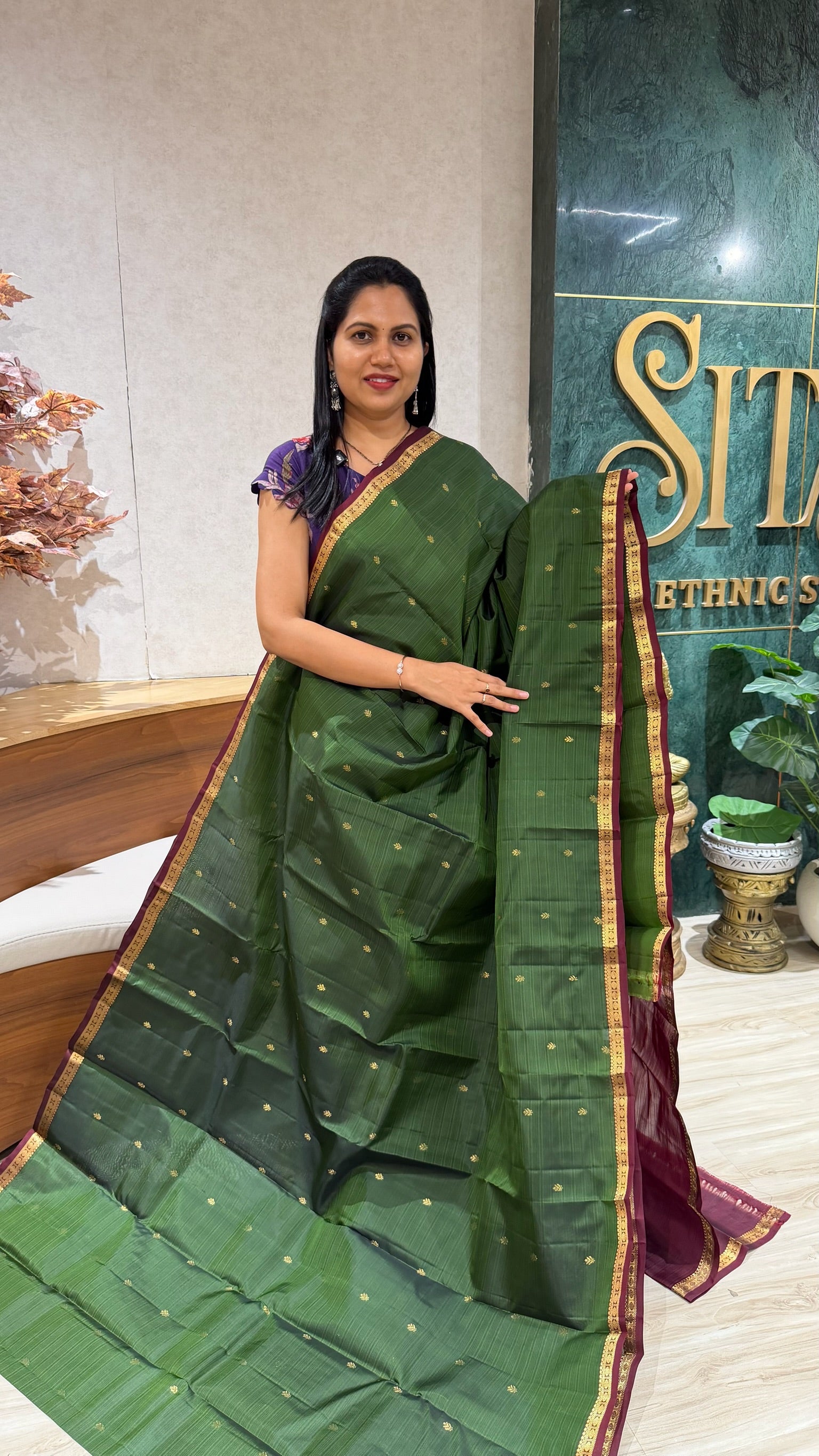 Small border kanchi pattu