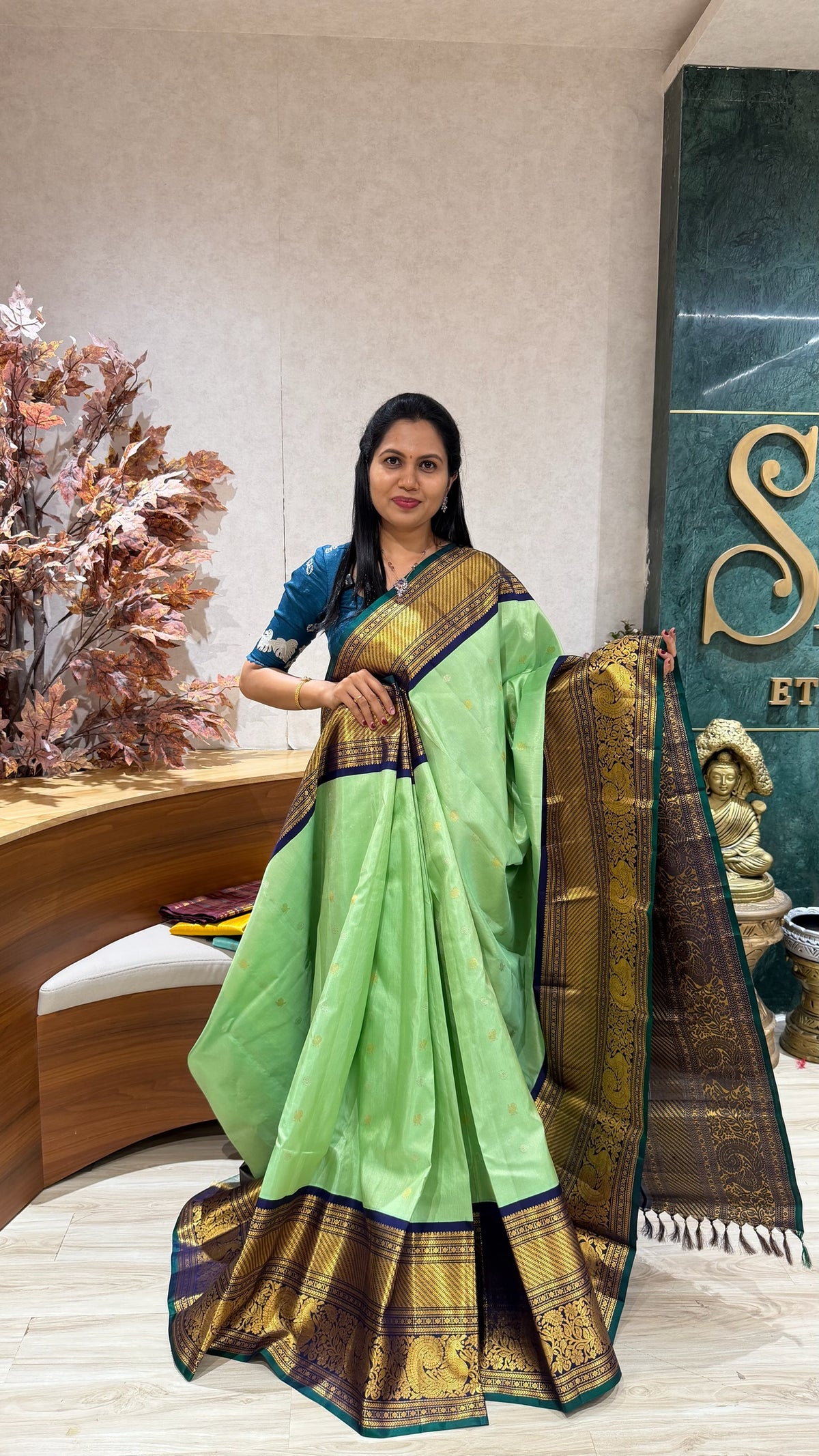 Handloom tissue gadwal