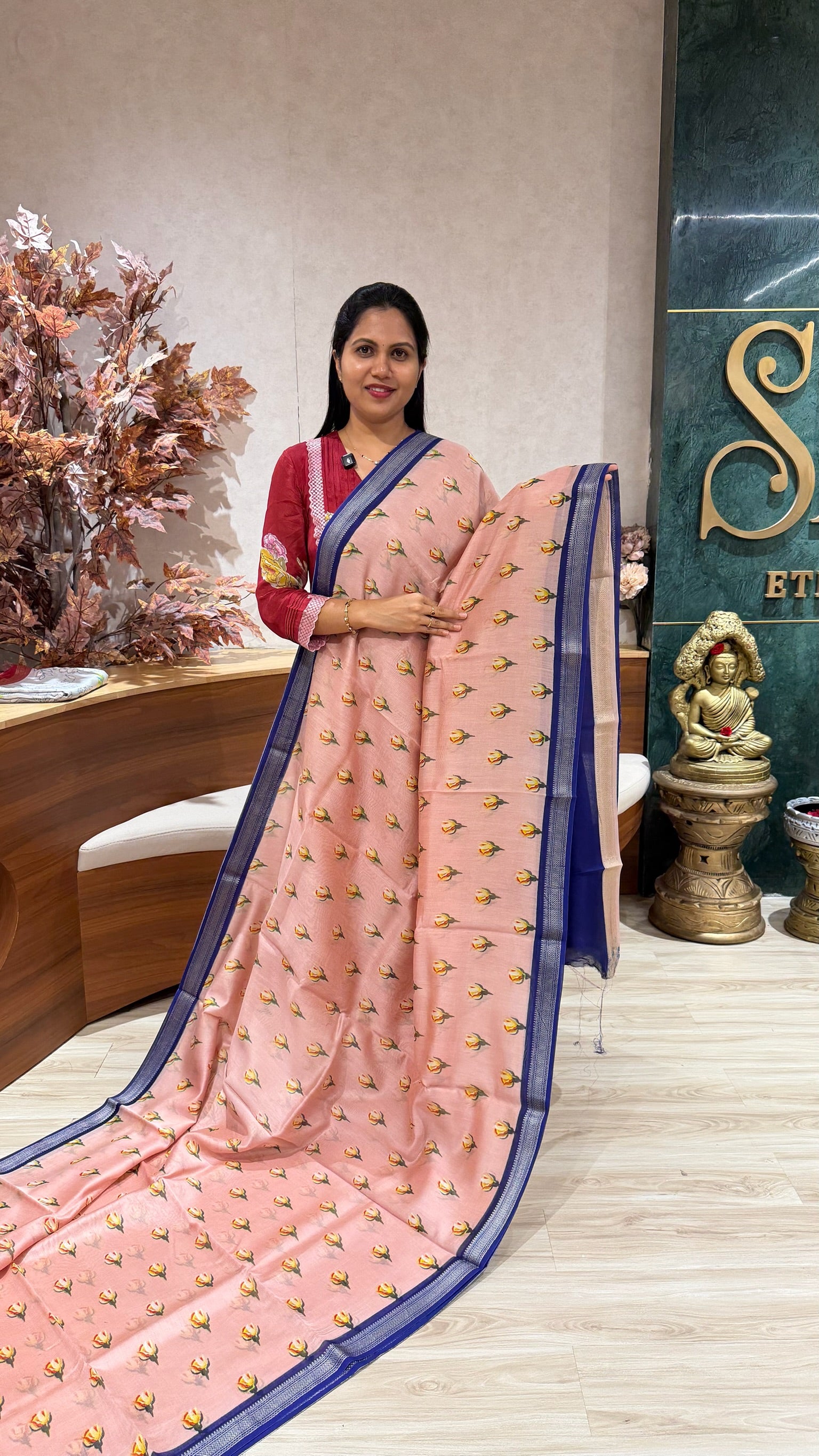 Chanderi digital print