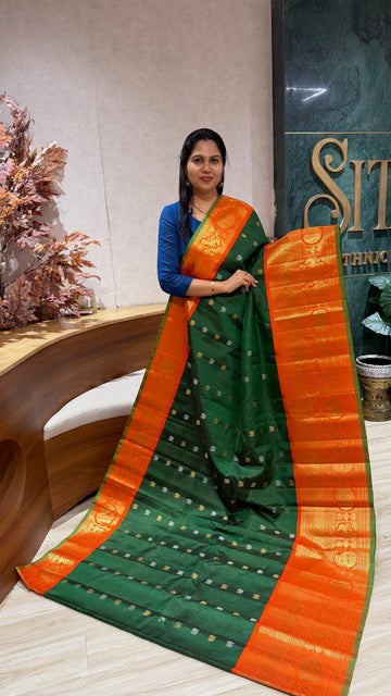 Handloom gadwal pattu