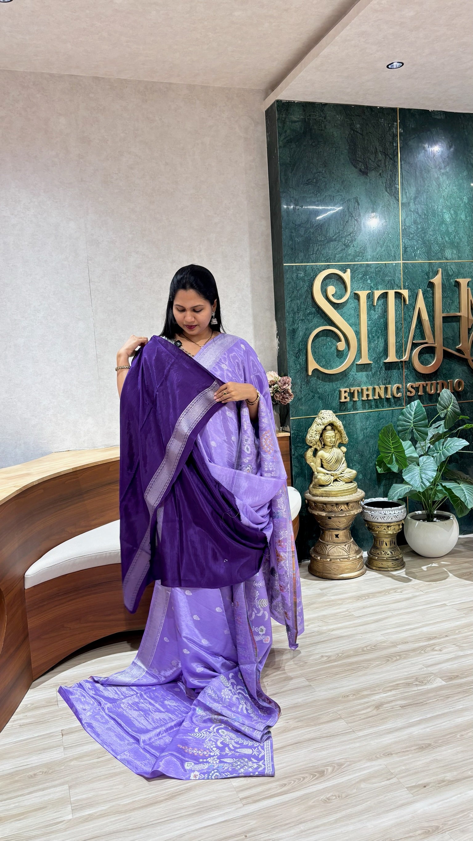 Matka silk light lavender