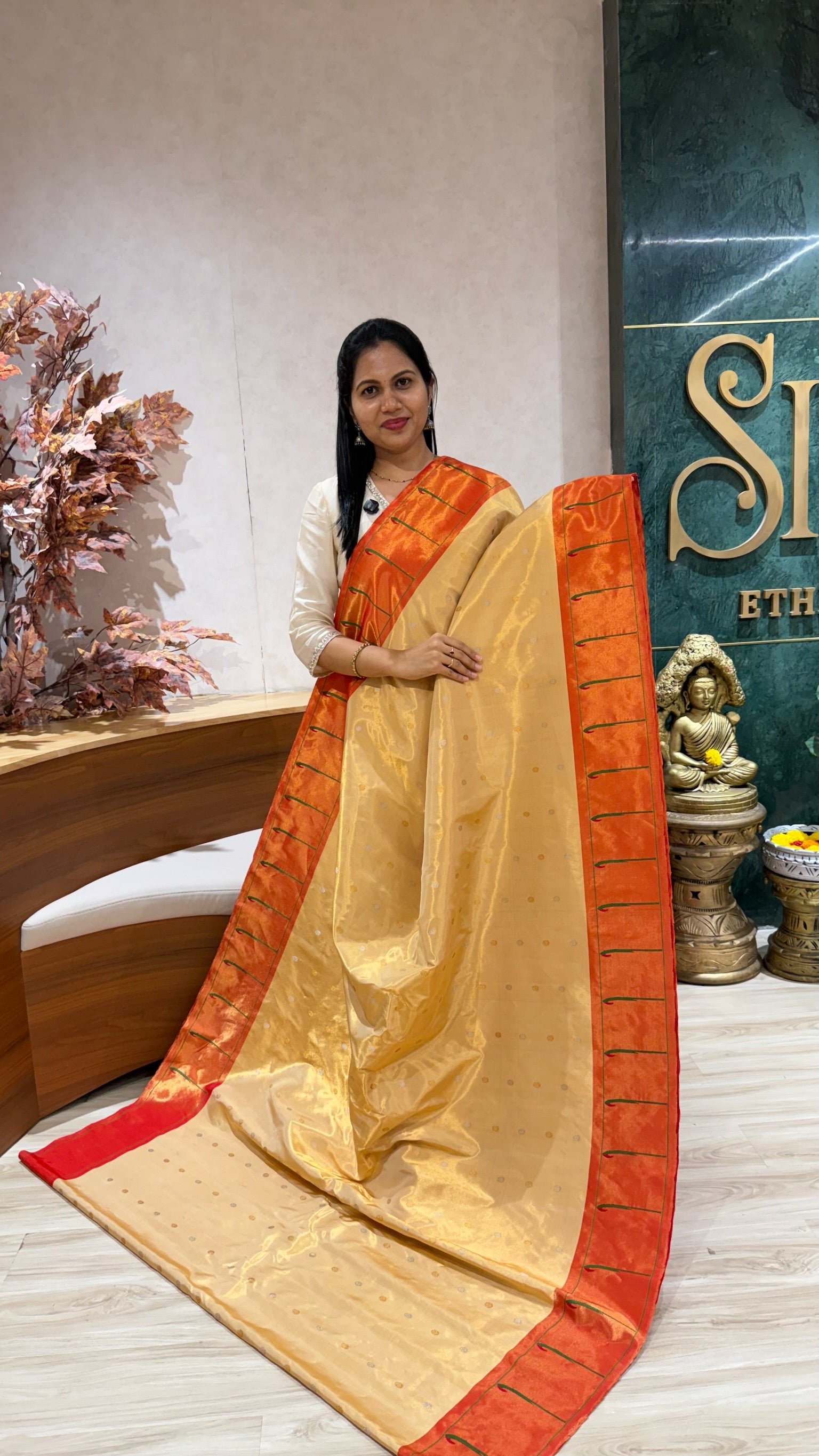 Gadwal tissue paithani