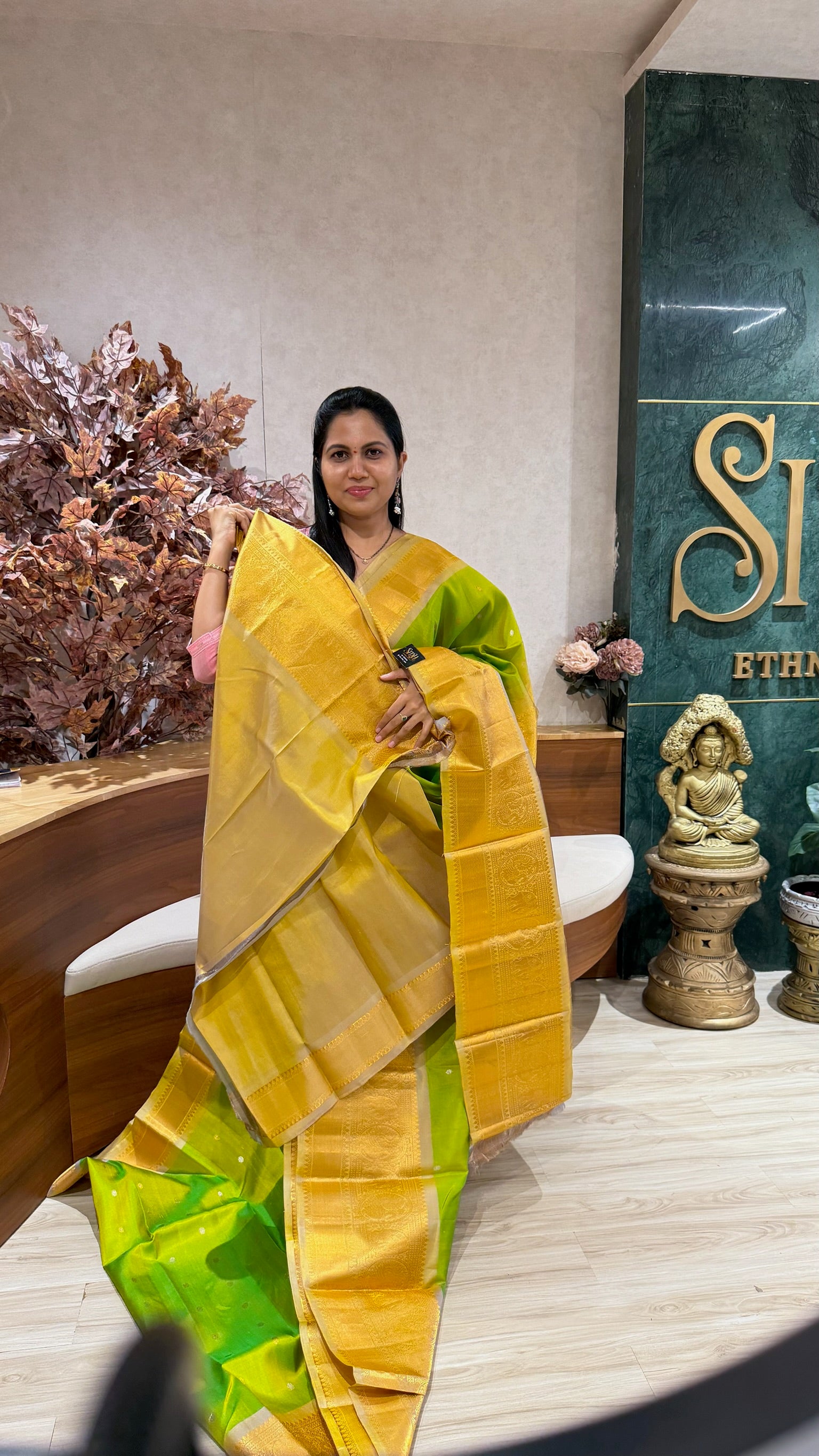 Handloom gadwal pattu