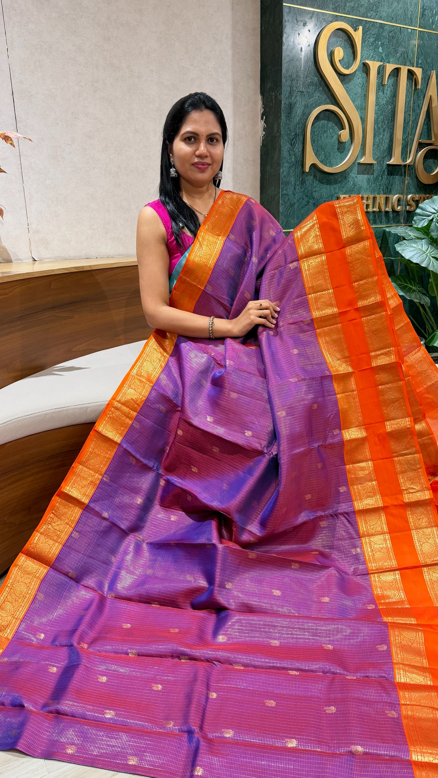 Light weight vintage kanchi pattu