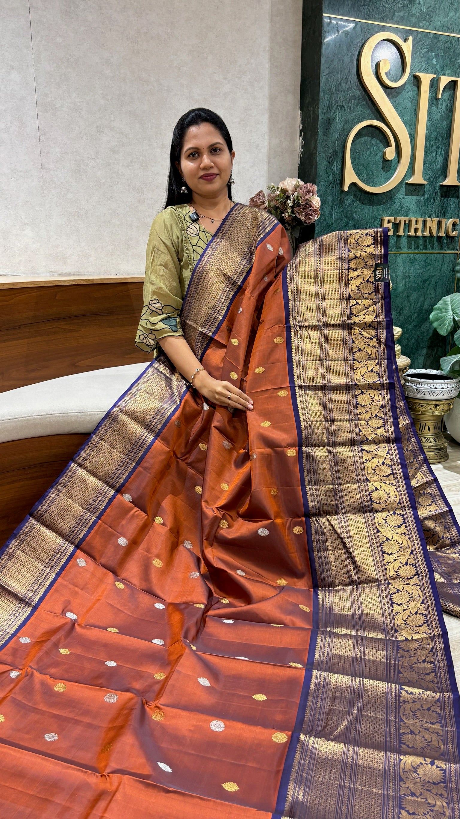 Handloom Gadwal kanchi borders