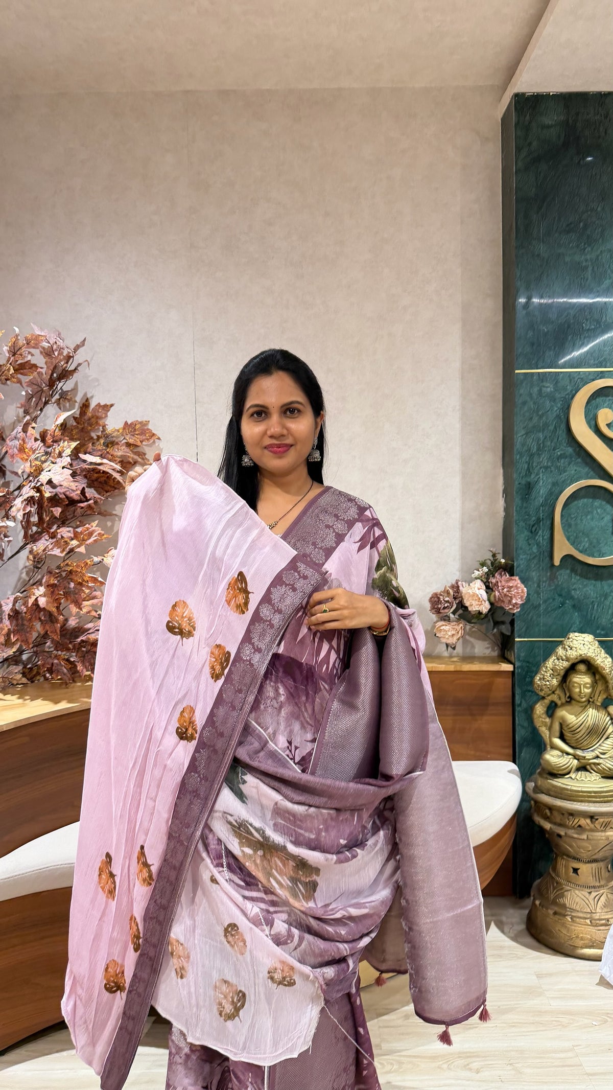 Matka georgette eco print
