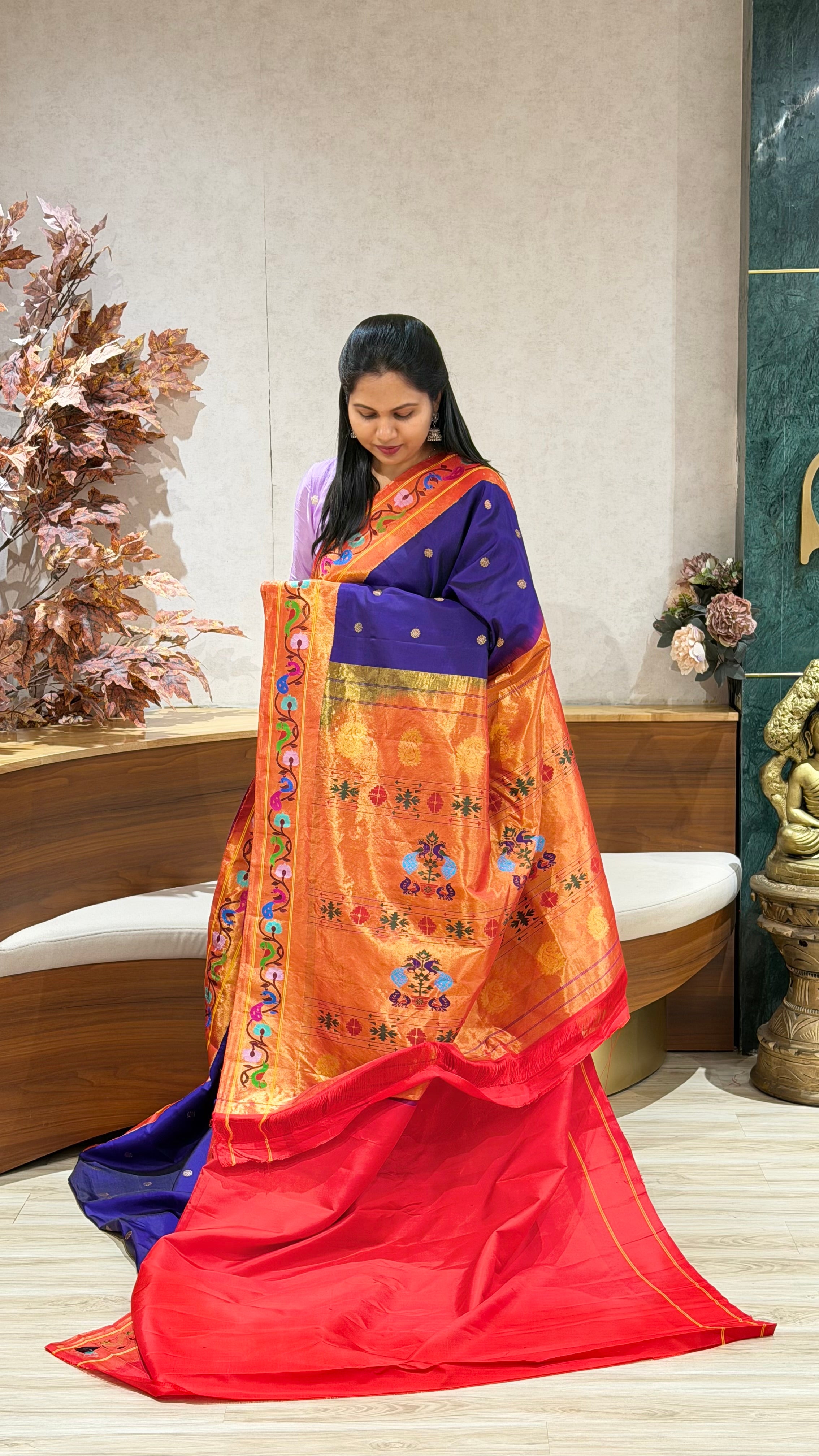 Handloom Gadwal tissue