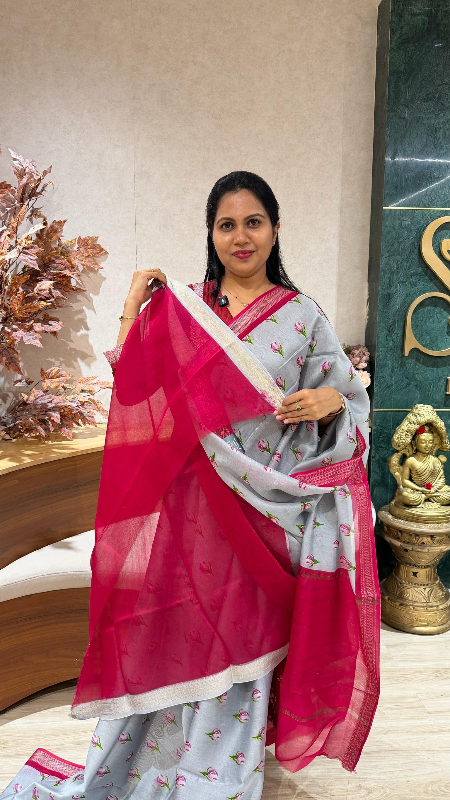 Chanderi digital print