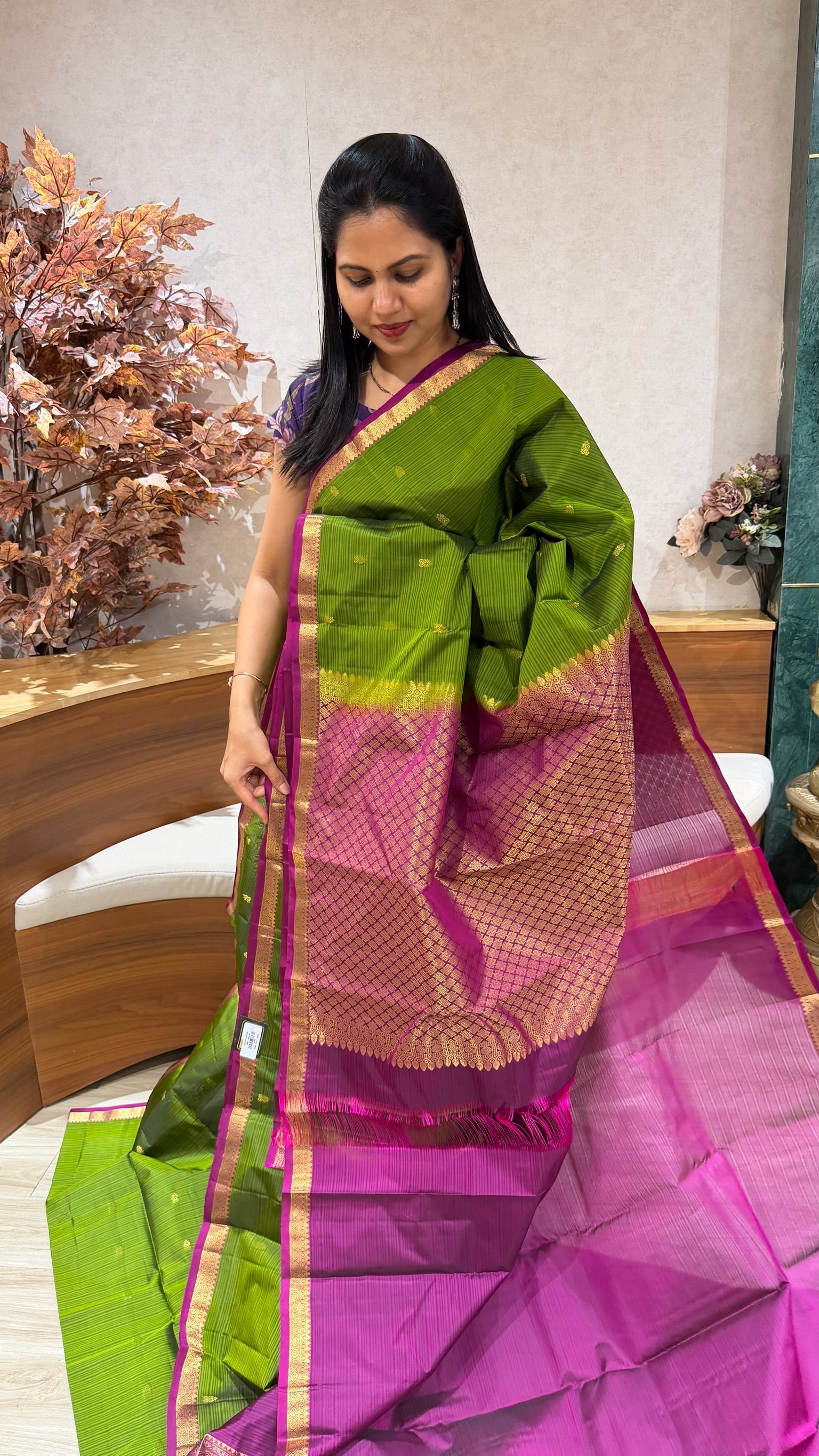 Small border kanchi pattu