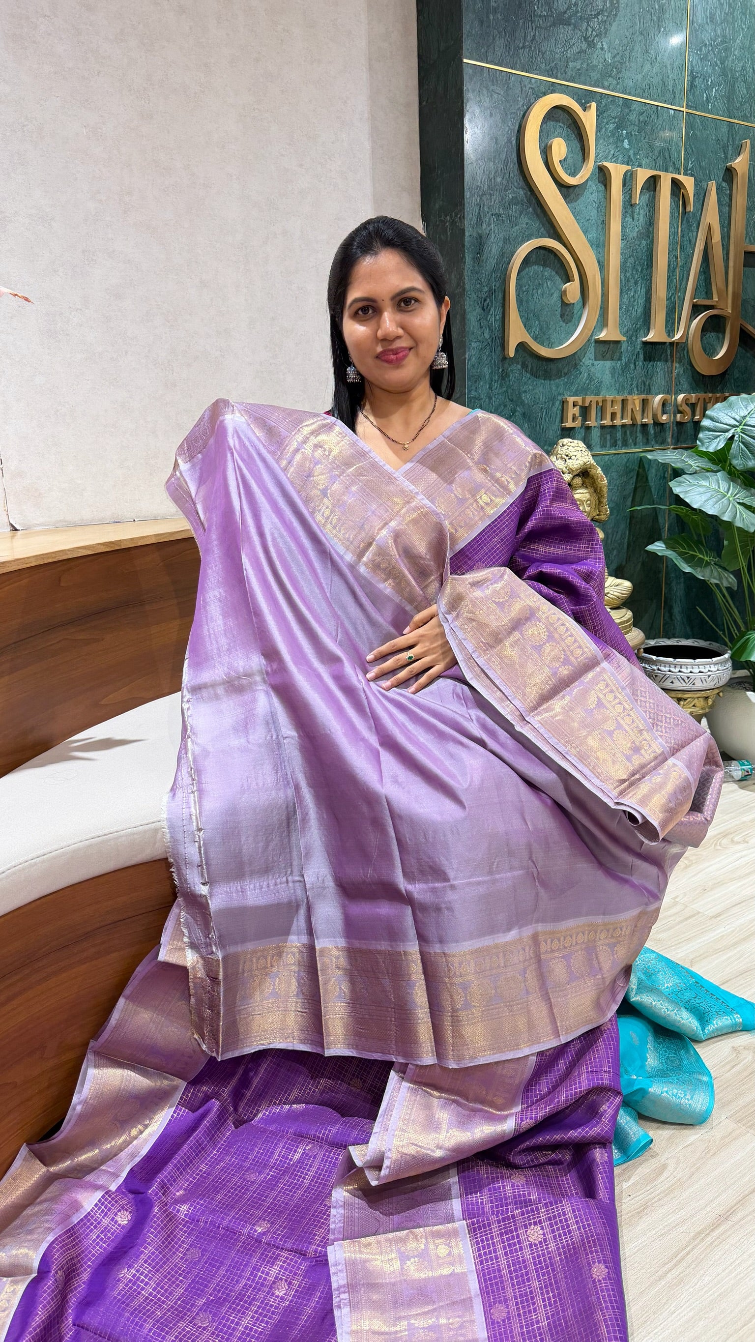 Light weight vintage kanchi pattu