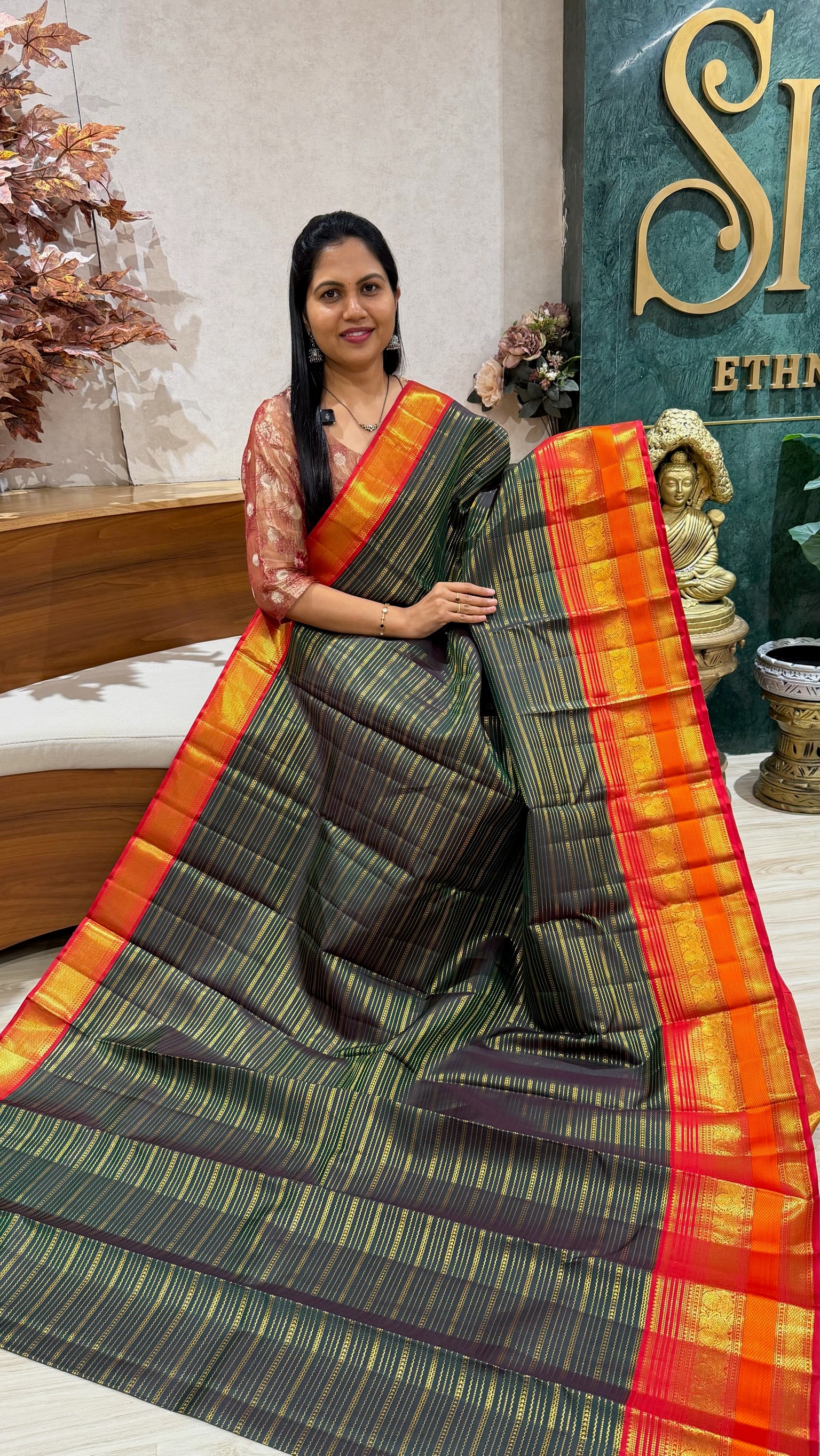 Bridal kanchi pattu