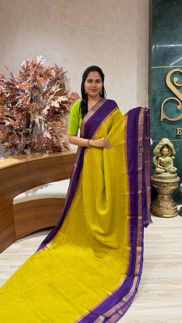 Brocade Mysore silk-sale