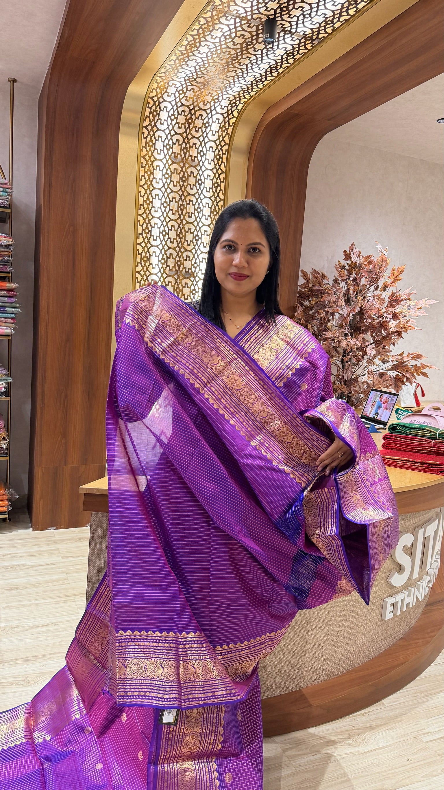 Light weight vintage kanchi