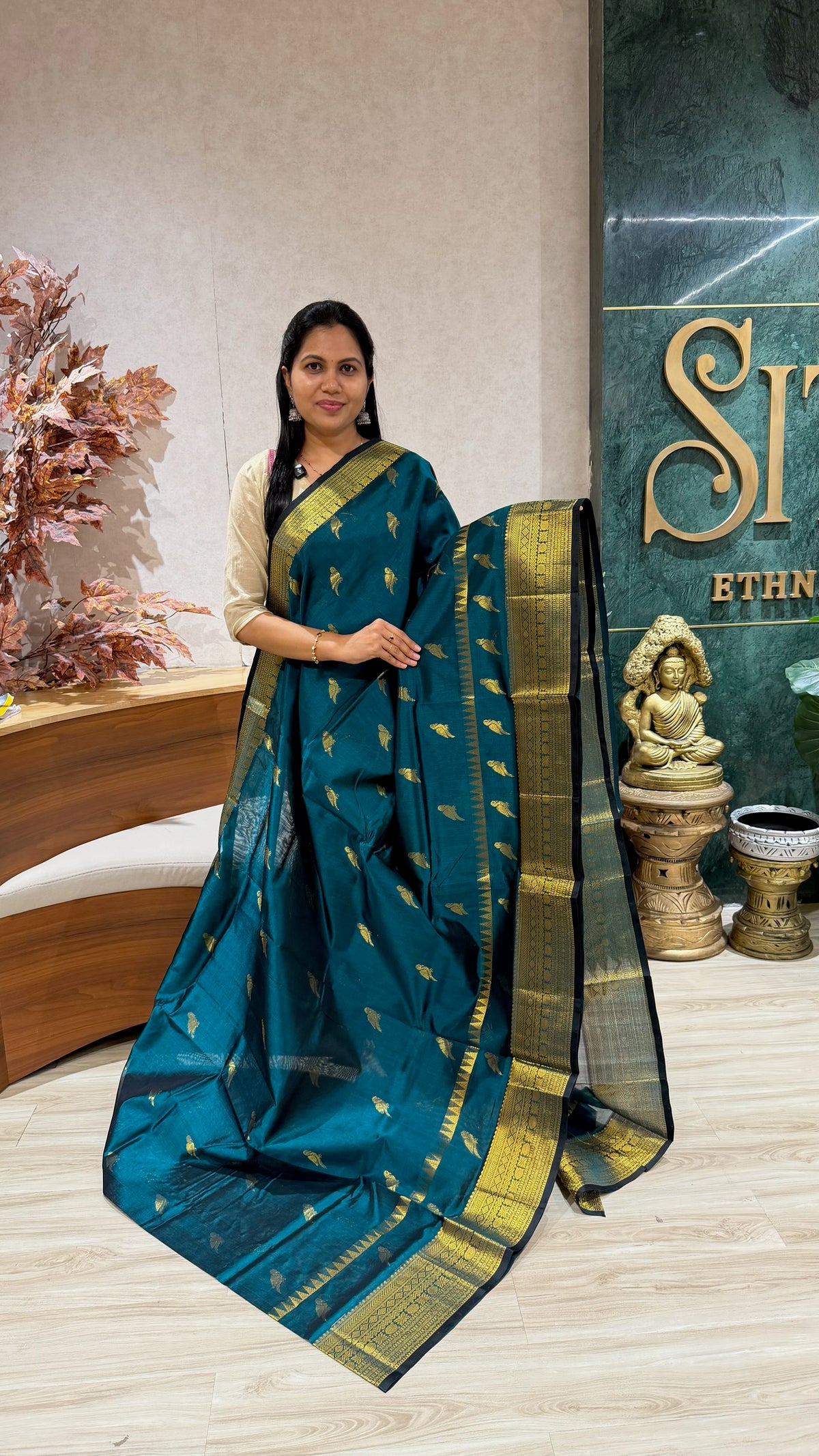 Handloom silk cotton