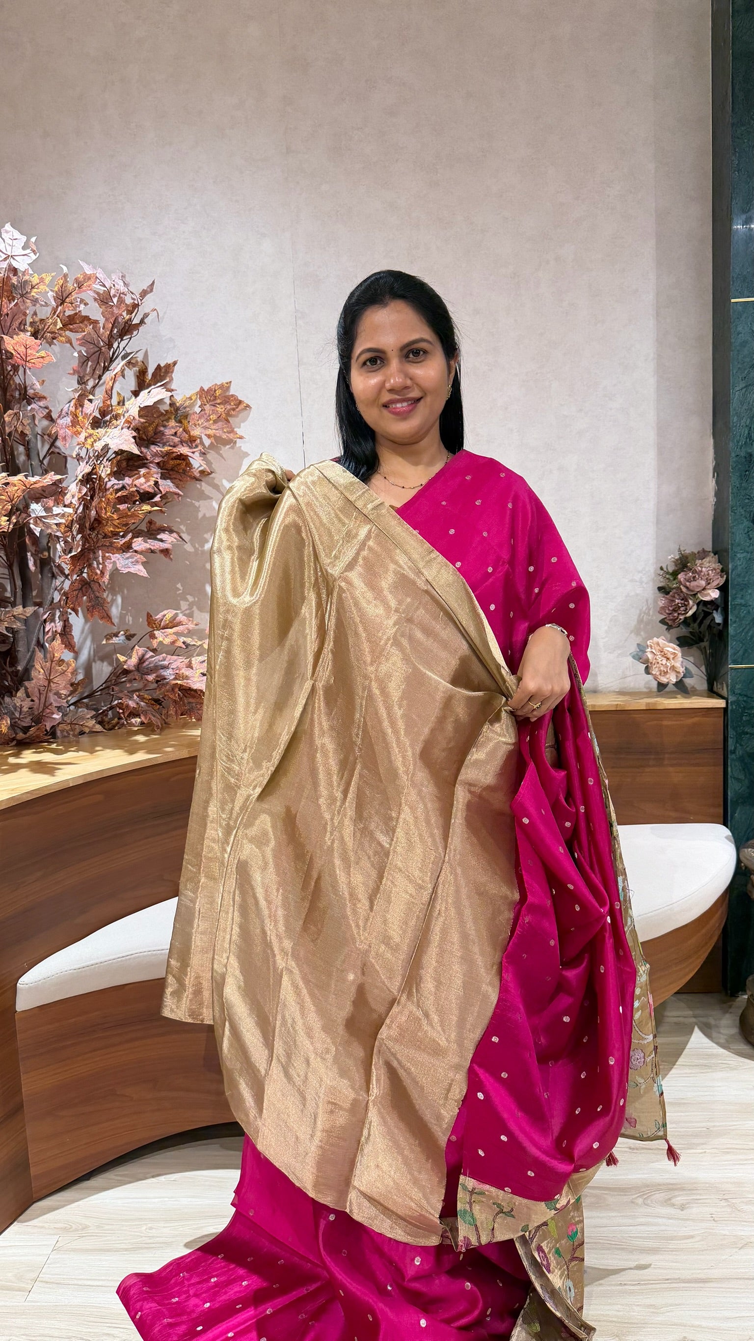 Designer silk paithani