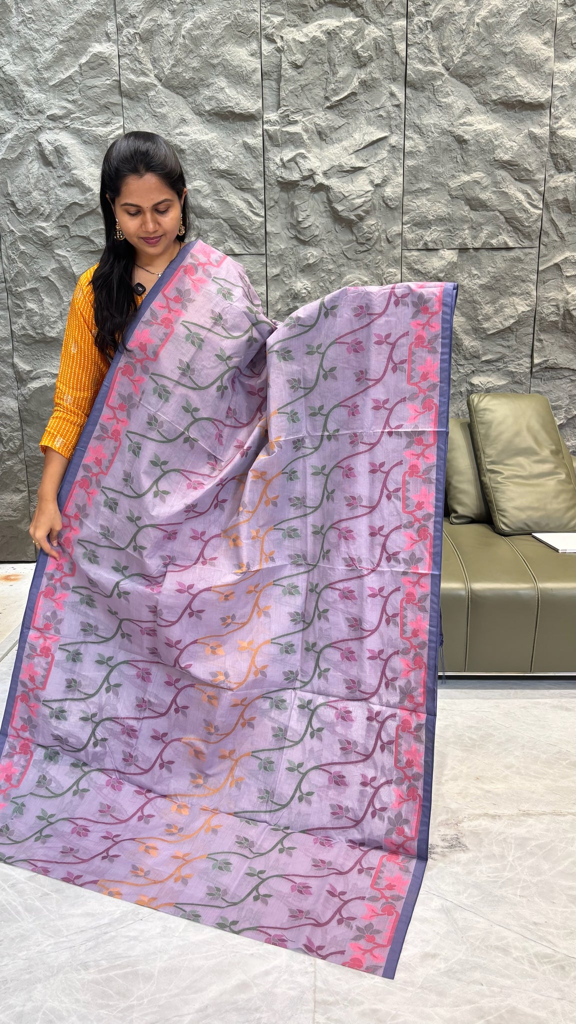 Dhaka cotton lavender