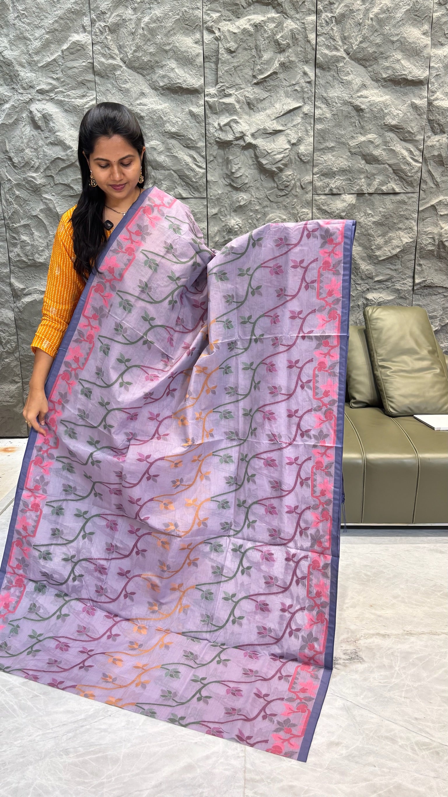 Dhaka cotton lavender