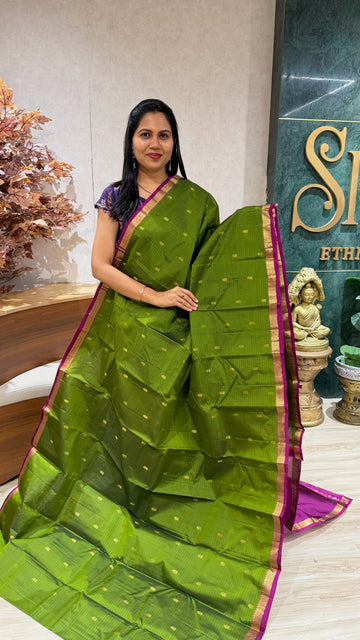 Small border kanchi pattu