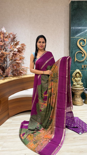 Pure chinnon chiffon