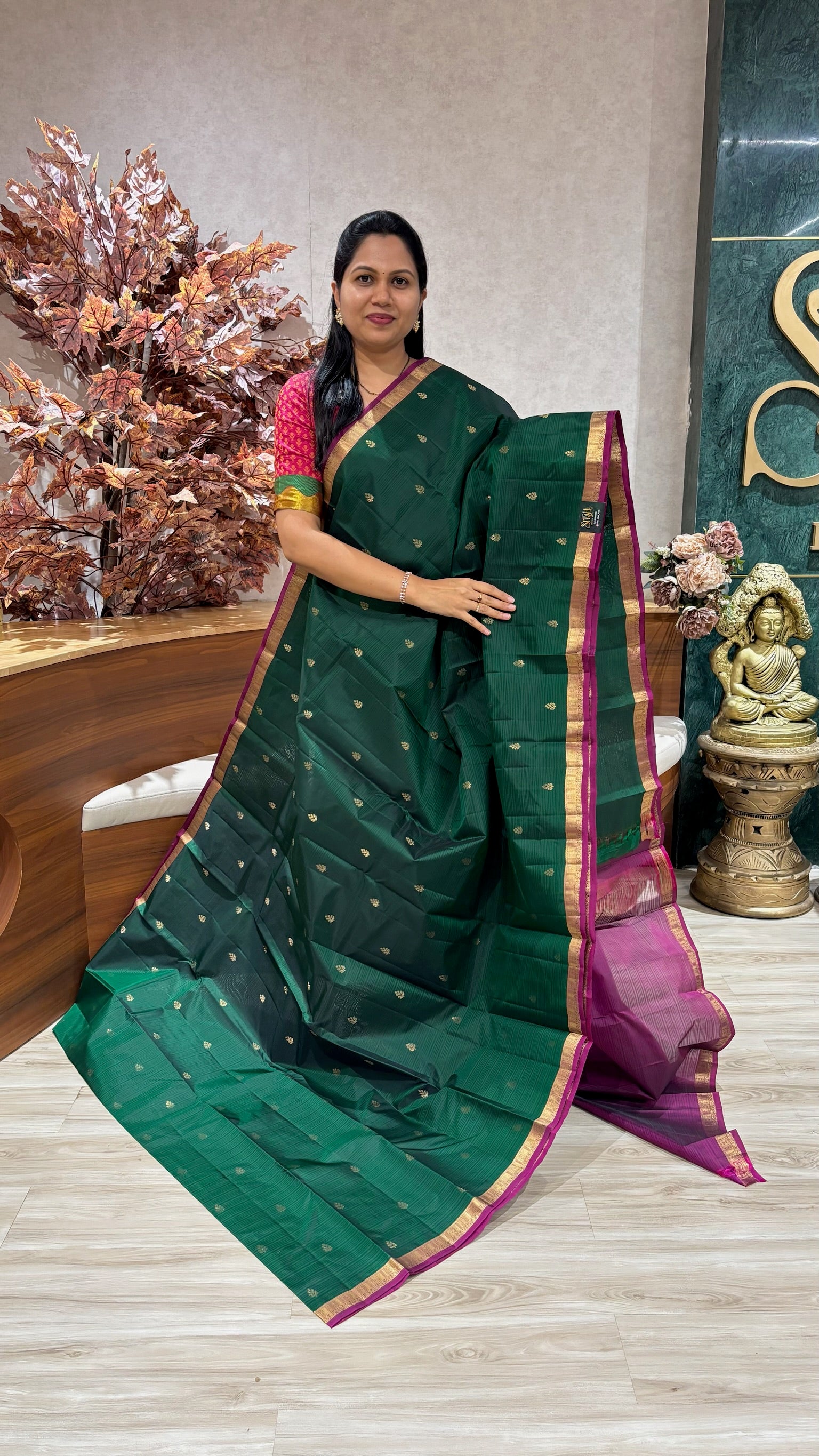 Small border kanchi pattu