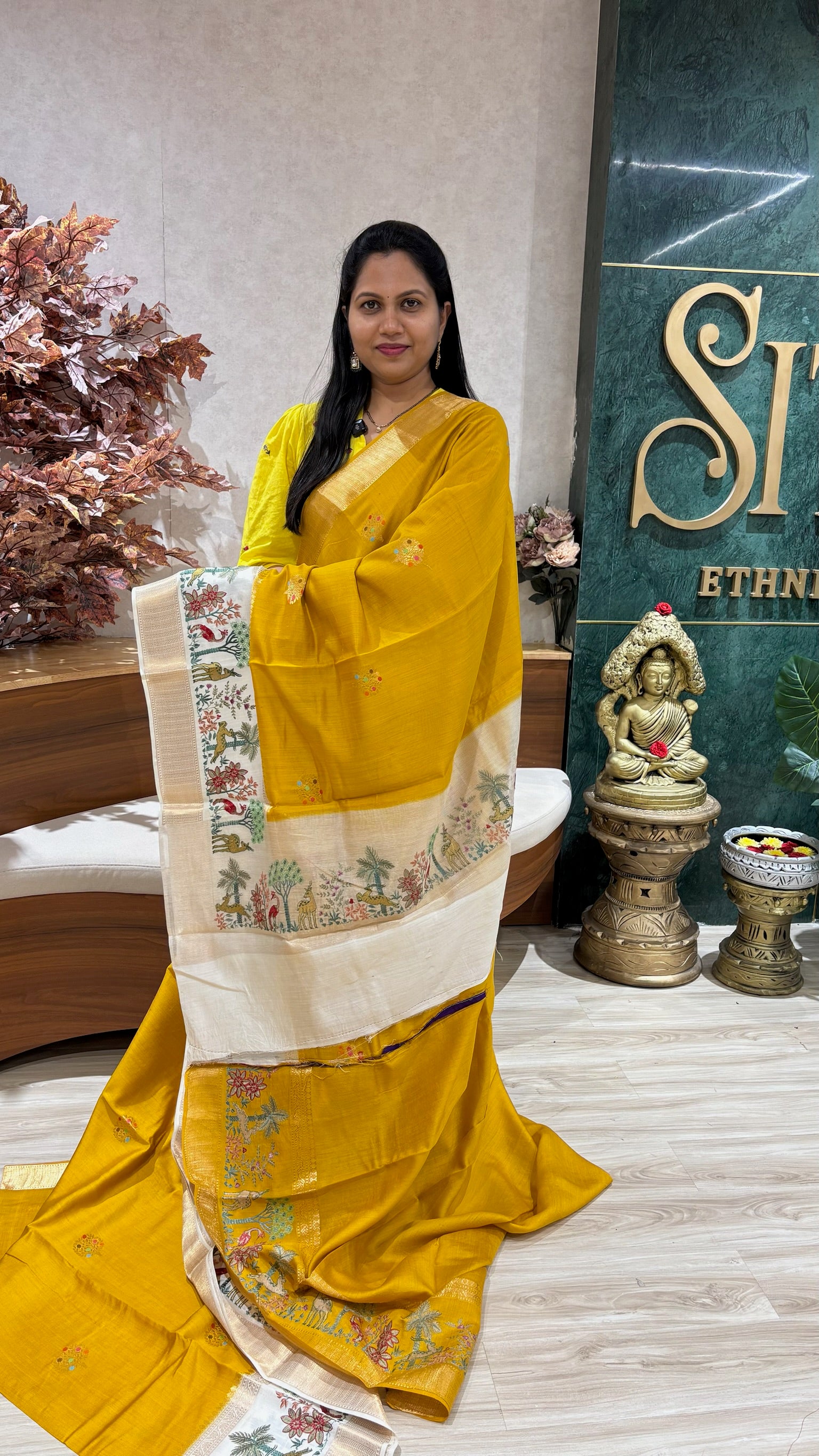 Designer Banaras work saree
