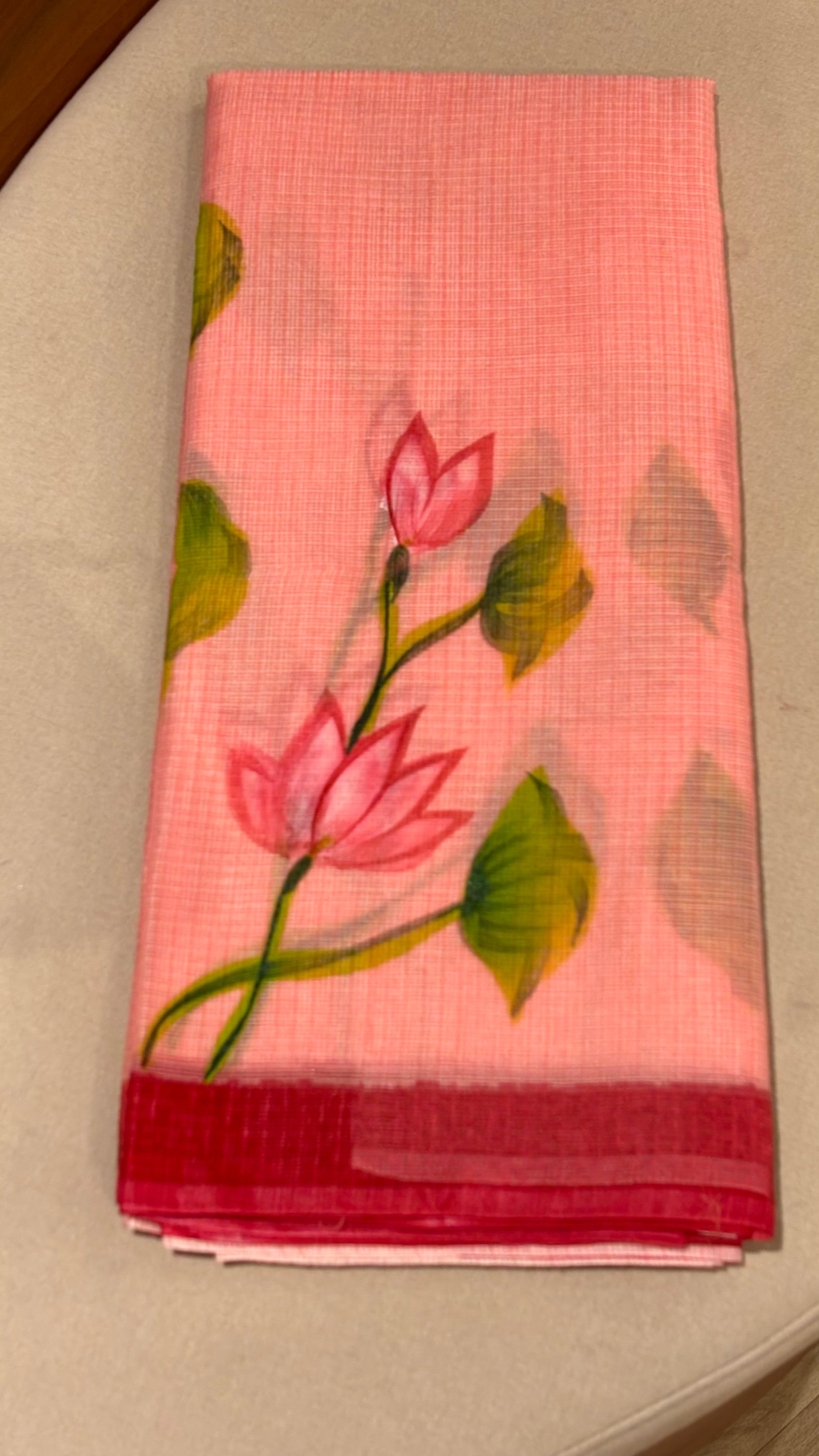 Kota hand paint saree