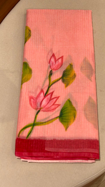 Kota hand paint saree