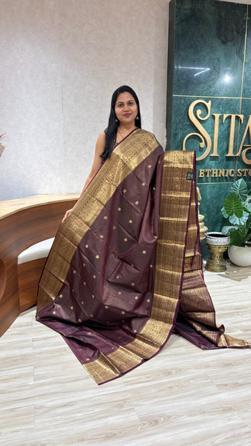 Handloom vintage Kanchi pattu