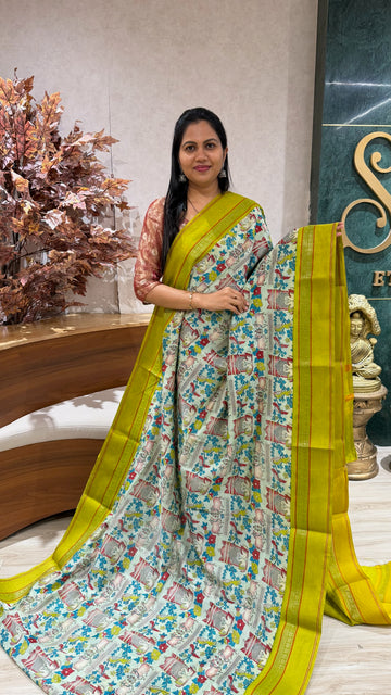 Digital print sarees