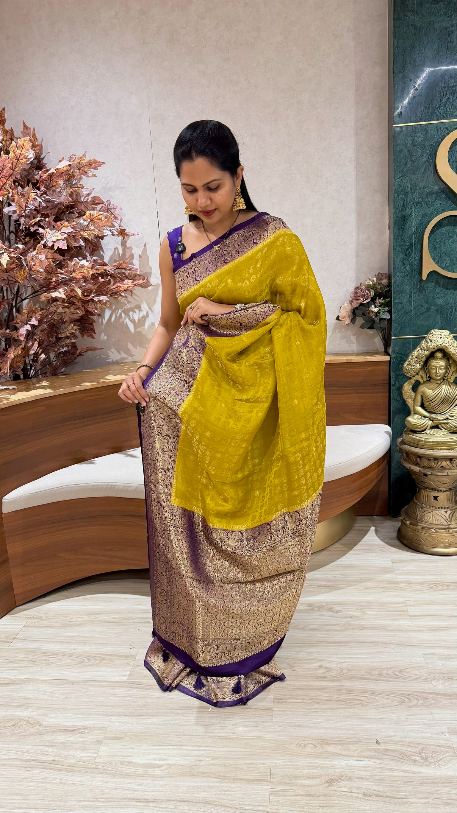 Kanchi crepe weaving