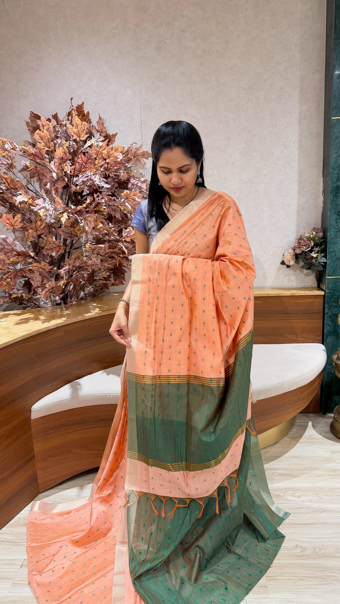 Cotton silk