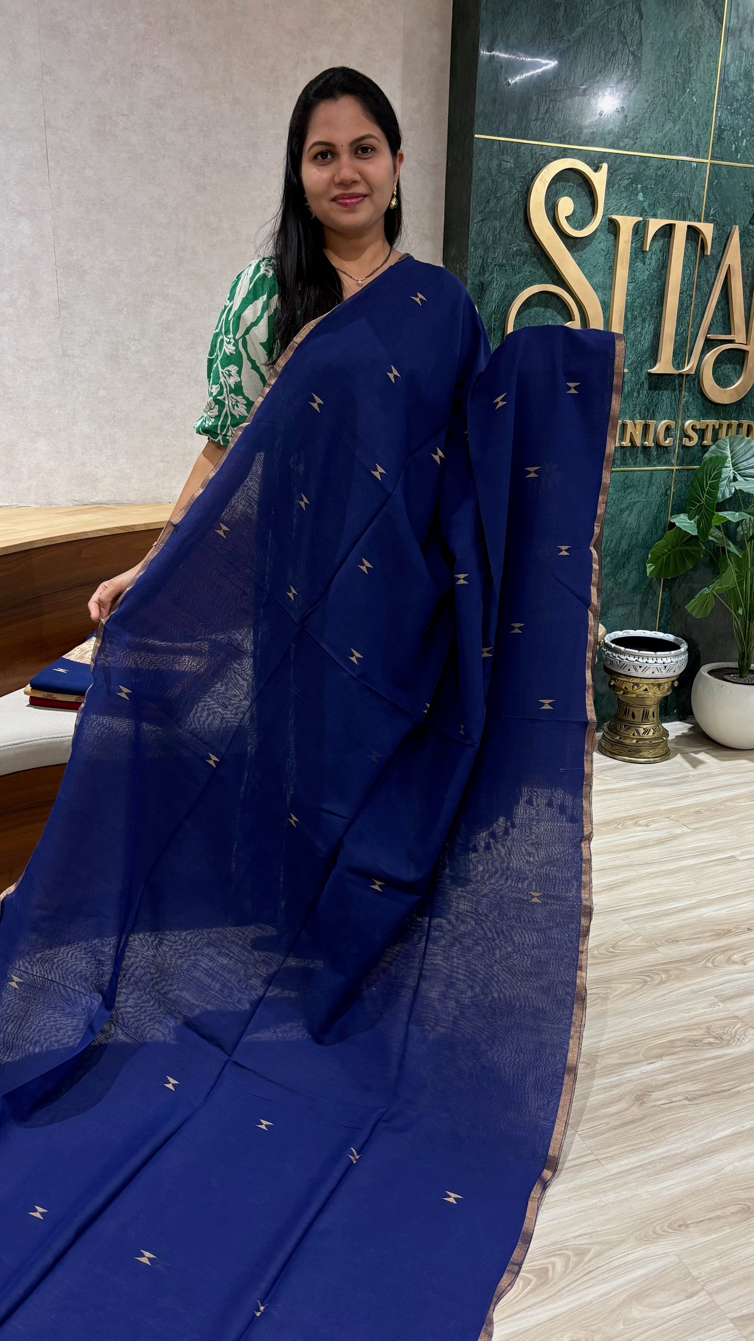 Mul cotton gemini blue