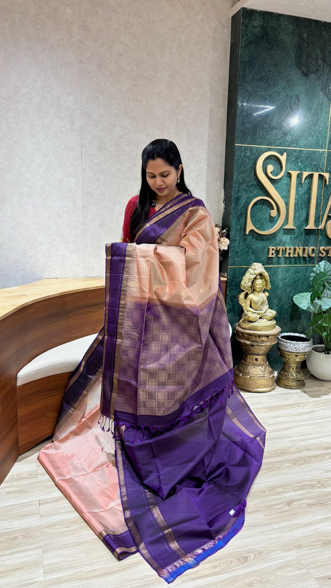 Light weight Kanchi pattu