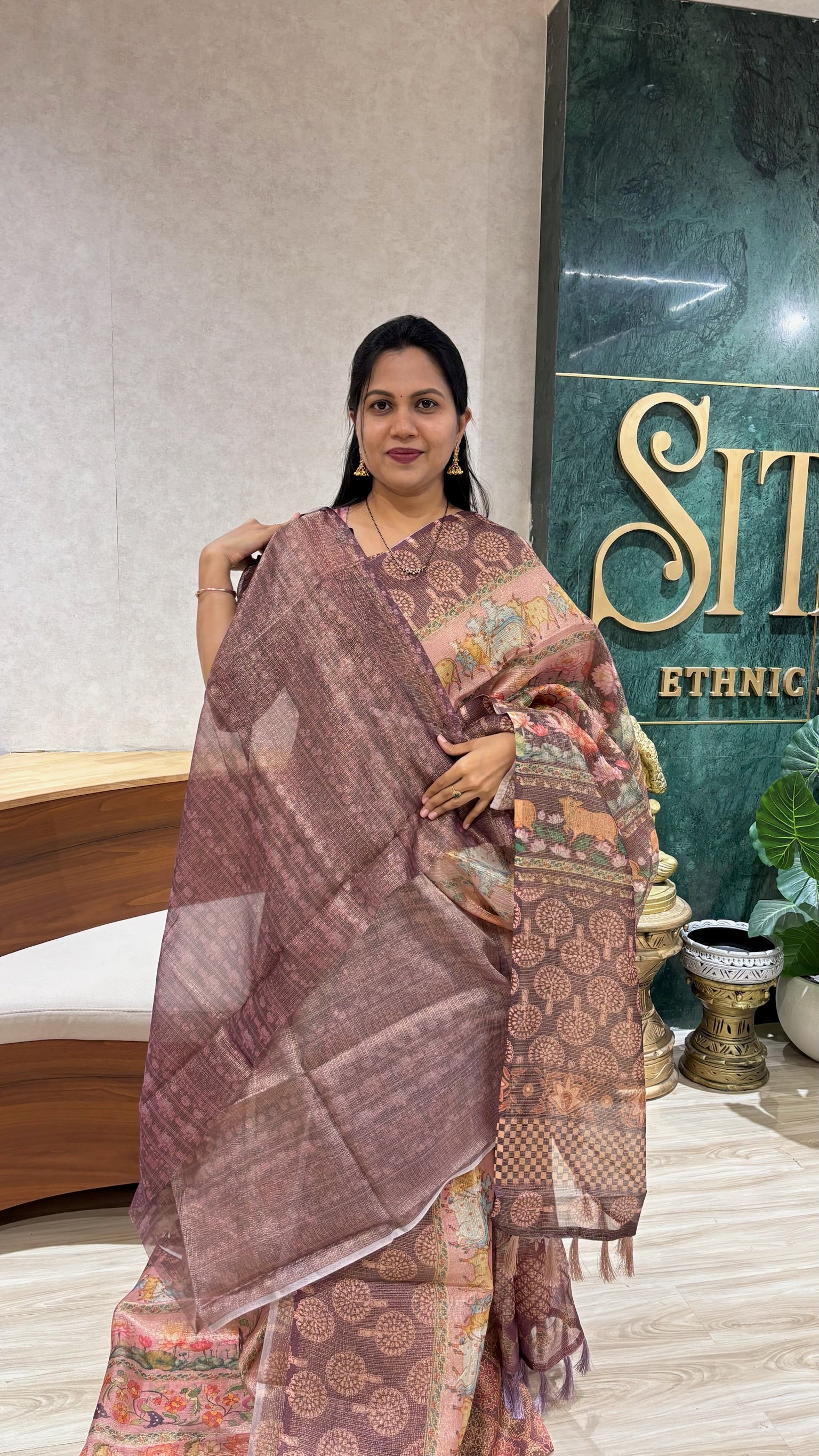 Crush kota peach - burgandy