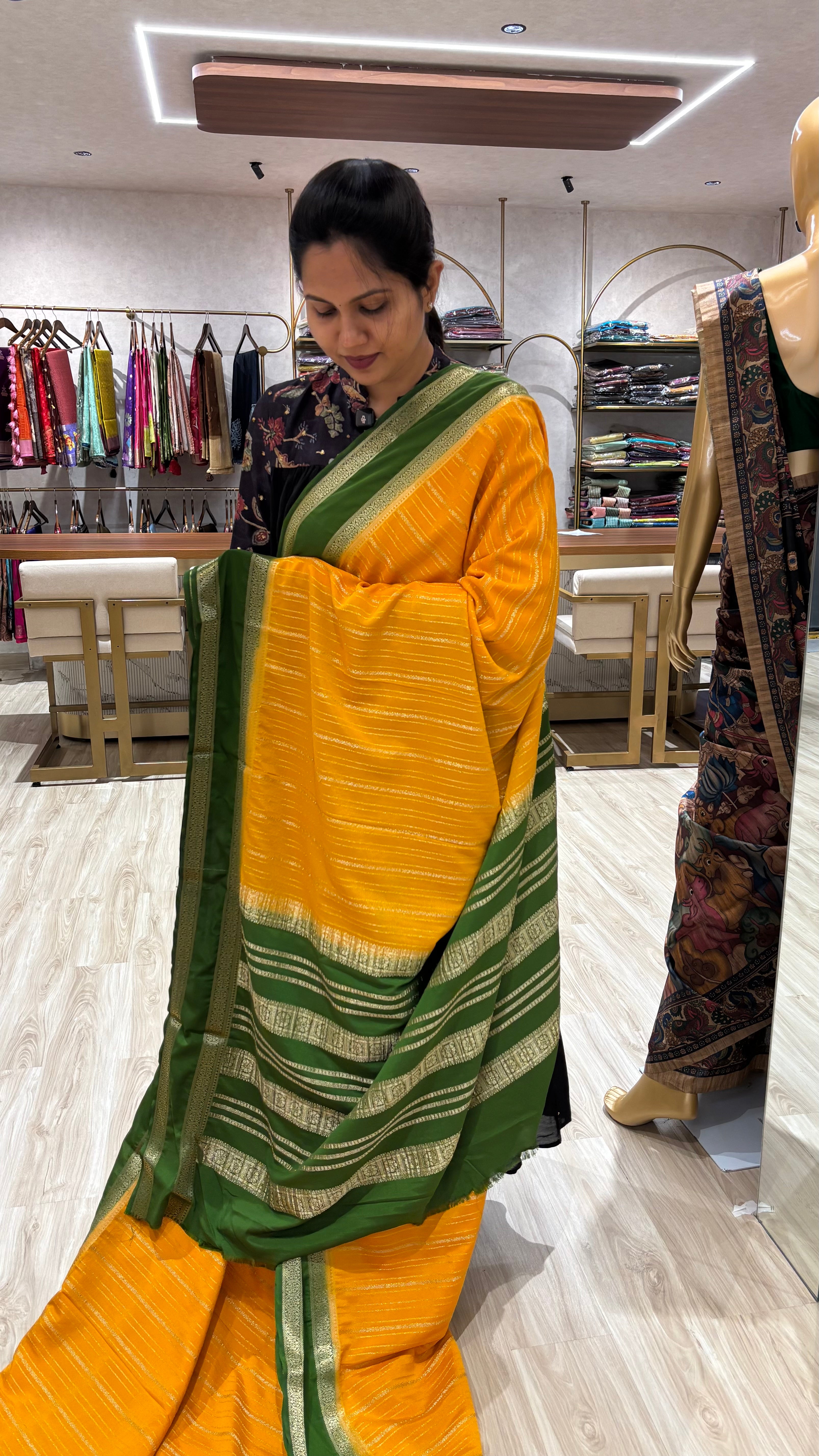 Fancy Mysore Silk yellow