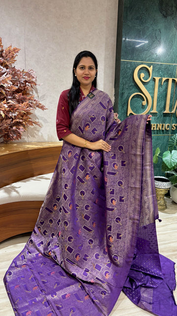 Banaras allover weaving