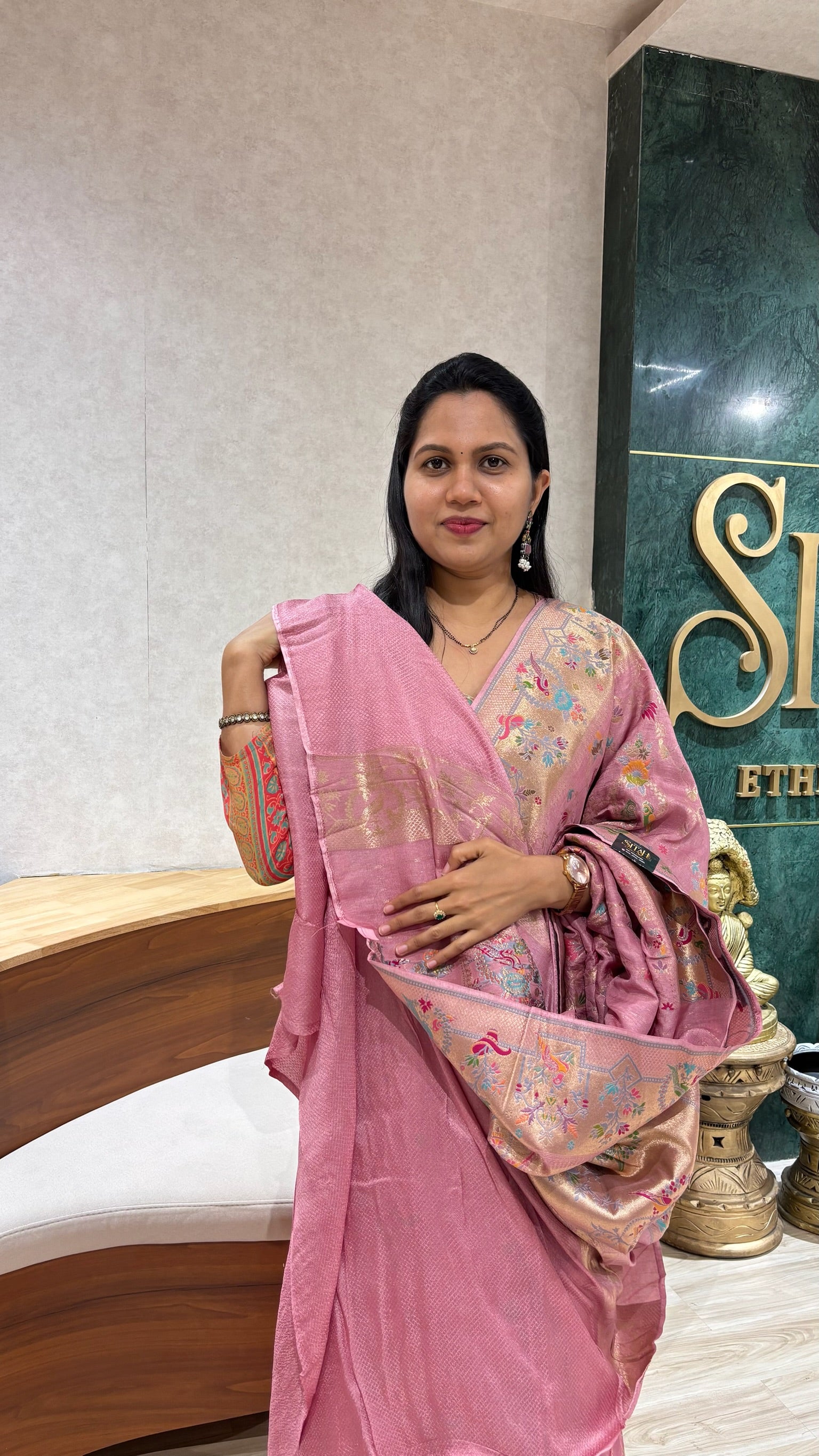 Munga silk paithani weaving