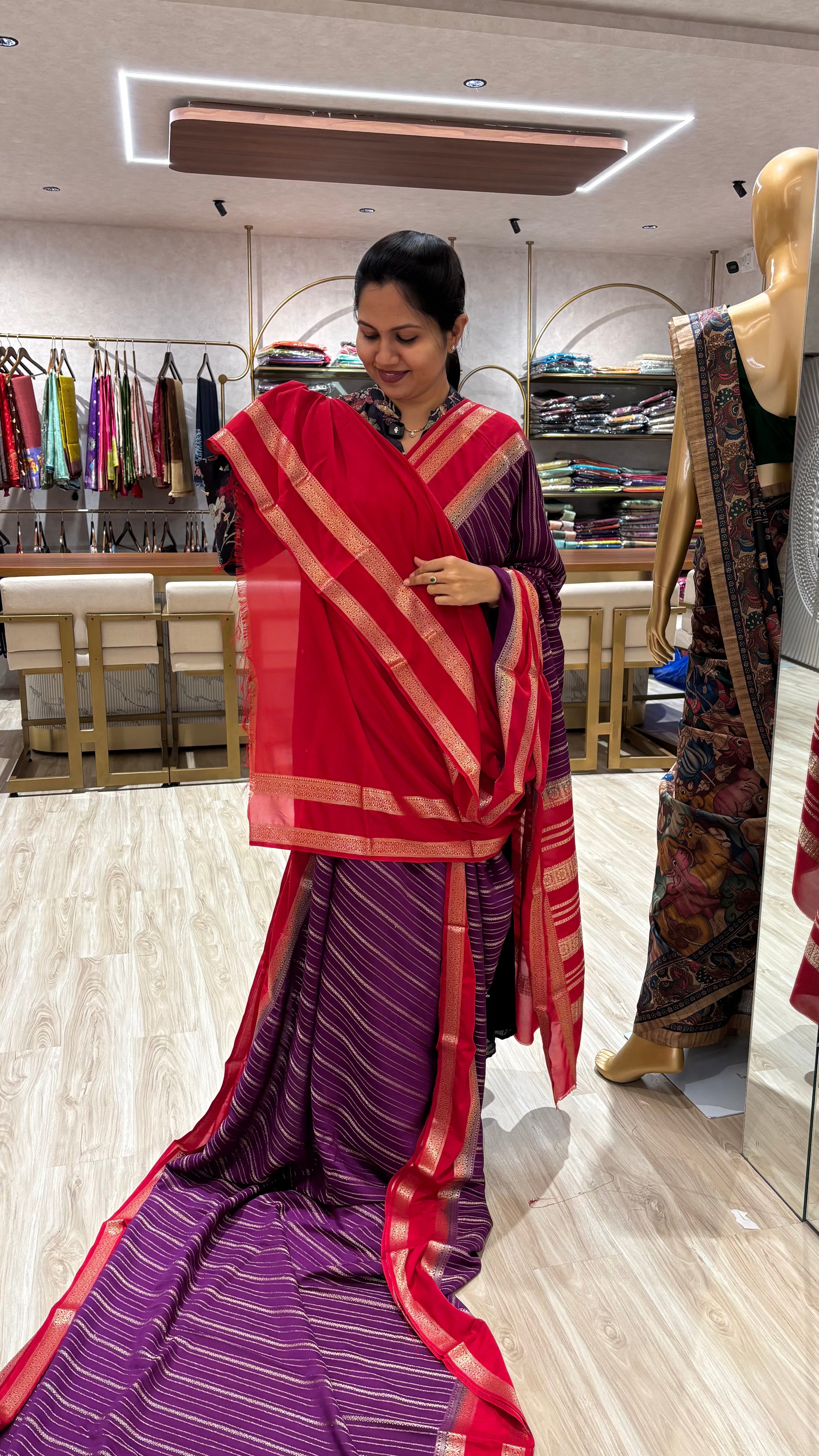 Fancy mysore silk