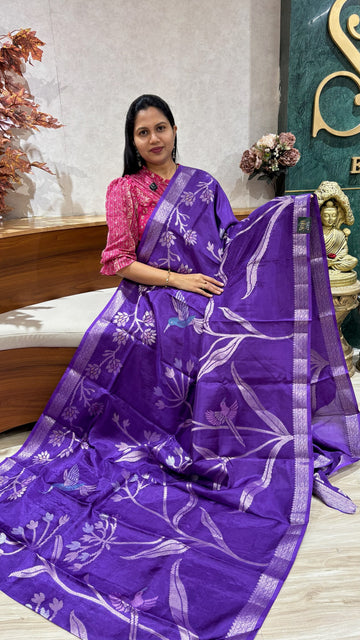 Paper silk purple