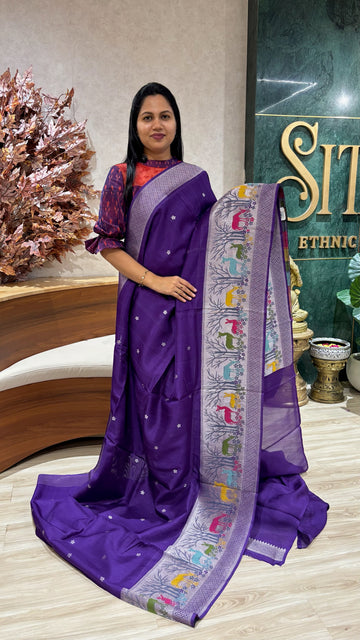 Tussar georgette