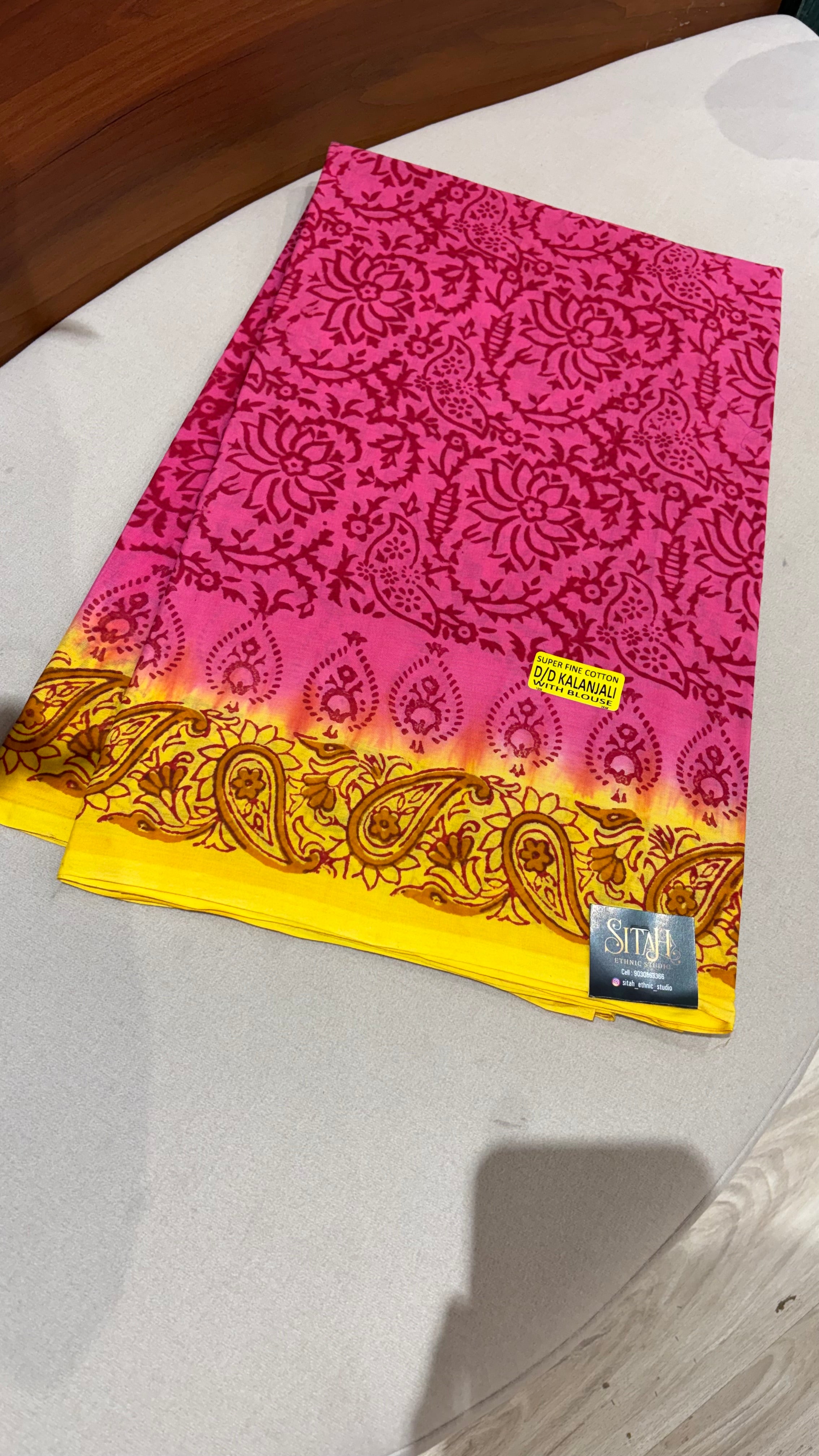 Summer cotton saree